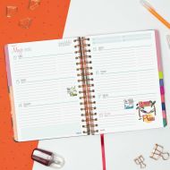 Agenda Finocam Talkual Quarto 15,5 x 21,7 cm 2025 Kvety