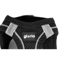 Postroj pre psa Gloria Trek Star 29,4-32,6 cm 41,4-43 cm Čierna S