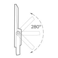 Žiarovkový projektor EDM 31858 Slim 200 W 1800 Lm Solárny (6500 K)