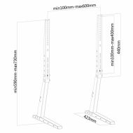 Držiak na televíziu Neomounts FPMA-D1240BLACK 37" 35 kg