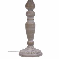 Stolná lampa Alexandra House Living Biela Sivá Kov Látka 220-240 V 23 x 46 x 23 cm