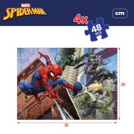 Detské puzzle Spider-Man Obojstranný 4 v 1 48 Kusy 35 x 1,5 x 25 cm (6 kusov)