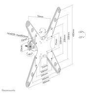 Držiak na televíziu Neomounts FL40-430BL14 32" 55" 25 kg