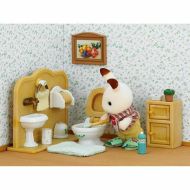 Pohyblivé figúrky Sylvanian Families Chocolate Rabbit and Toilet Set