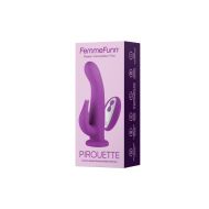 Vibrátor pre dvojicu Dual Stimulation FemmeFunn Pirouette Purpurová