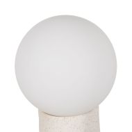 Stolná lampa Krém Keramický Sklo 50 W 240 V 220-240 V 22,5 x 16,5 x 45 cm