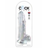 Vibrator Pipedream King Cock Clear Transparentná