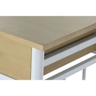 Stôl so 2 stoličkami DKD Home Decor Kov Drevo MDF 80 x 50 x 84 cm