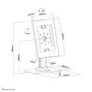 Podpera na tablet Neomounts DS15-650WH1 Biela