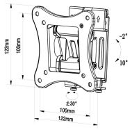 Držiak na televíziu TM Electron 15 kg 10"-24"