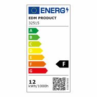 LED stropné svetlo EDM F 12 W (4000 K)