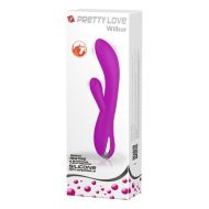 Vibrátor pre dvojicu Dual Stimulation Pretty Love Wilbur Ružová (11 cm)