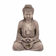 Dekoratívna socha do záhrady Buddha Polyesterová živica 22,5 x 40,5 x 27 cm (2 kusov)