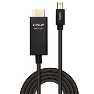 Adaptér Mini DisplayPort na HDMI LINDY 40920 Čierna 50 cm