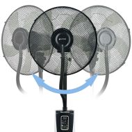 Stojanový ventilátor rozprašovača Grunkel FAN-G16 NEBUPRO Čierna