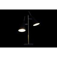 Stolná lampa DKD Home Decor Čierna Zlatá Kov 25 W 220 V 38 x 16 x 64 cm