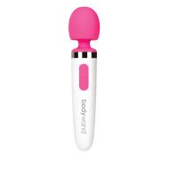 Mini nabíjateľná vibračná masážna hlavica Aqua Bodywand BW122 Ružová