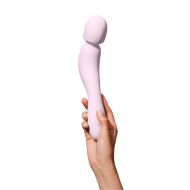 Vibrator Dame Com Wand Massager Quartz Biela Ružová