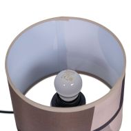 Stolná lampa Gaštanová Keramický 60 W 220-240 V 18 x 18 x 29,5 cm