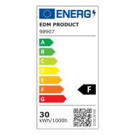 Led baterka EDM 98907 Leaf 30 W 200 W E27 3000 lm 35 x 11,2 cm Viacsmerová (6500 K)