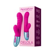 Vibrátor pre dvojicu Dual Stimulation FemmeFunn Delola Ružová