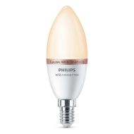 Led baterka Philips Wiz Biela F 40 W 4,9 W E14 470 lm (2700-6500 K)