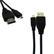 Kábel HDMI na Micro HDMI EDM Čierna 1 m