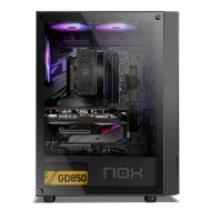 Počítačová skriňa ATX v prevedení midi-tower Nox INFINITY BETA Airflow ARGB Čierna