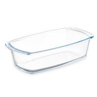 Kuchynská misa S úchytkami Transparentná Borokremičité sklo 1,6 L 27 x 7,2 x 14 cm (12 kusov)