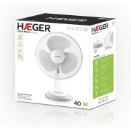 Stolový ventilátor Haeger FA-012.008A Biela 40 W