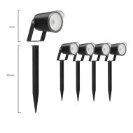 LED spotlight KSIX SmartLED Čierna (3000K)