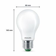 Led baterka Philips Ultra Efficient Led Classic 4 W 60 W E27 840 lm Biela (4000 K)