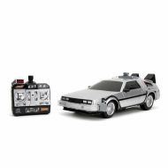 Auto na diaľkové ovládanie Back to the Future Delorean Striebristý 1:16