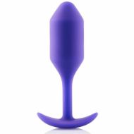 Fialový análny kolík Snug Plug 2 B-Vibe 96731 Purpurová