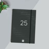 Agenda Finocam YEAR Čierna A4 21 x 29,7 cm 2025