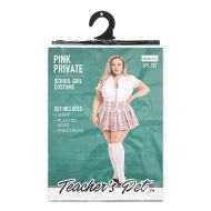 Erotický Kostým Teacher’s Pet School Girl Ružová Queen size