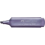 Svietiaci zvýrazňovač Faber-Castell Textliner 46 Fialová 10 kusov