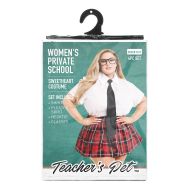 Erotický Kostým Teacher’s Pet School Girl Červená Queen size