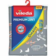 Poťah na žehliacu dosku Vileda 163229 Premium 2 v 1 Sivá (130 x 45 cm)