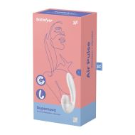 Vibrátor pre dvojicu Dual Stimulation Satisfyer Supernova Biela