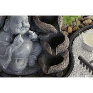 Fontána DKD Home Decor Buddha Živica Orientálny 29 x 21 x 23 cm (2 kusov)