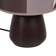 Stolná lampa Gaštanová Keramický 60 W 220-240 V 22 x 22 x 29 cm