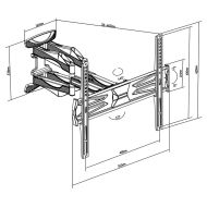 Držiak na televíziu TM Electron 30 Kg 32"-60"