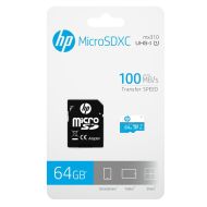 Pamäťová karta Micro SD s adaptérom HP HP-MSDCWAU1-64GB 16 GB 64 GB Trieda 10 100 Mb/s