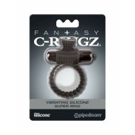 Gumených krúžkov na penis Pipedream Fantasy C-Ringz Čierna