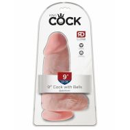 Realistické dildo Pipedream King Cock PVC Ø 7,6 cm