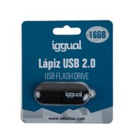 USB flash disk iggual IGG318492 Čierna USB 2.0 x 1