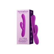 Vibrátor pre dvojicu Dual Stimulation FemmeFunn Ultra Rabbit Purpurová