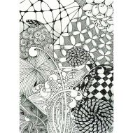 Papier na kreslenie Talens Sakura Zentangle Biela 20 Kusy