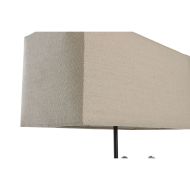 Stolná lampa DKD Home Decor 36 x 21,5 x 43 cm Striebristý Béžová Kov Živica 220 V 50 W